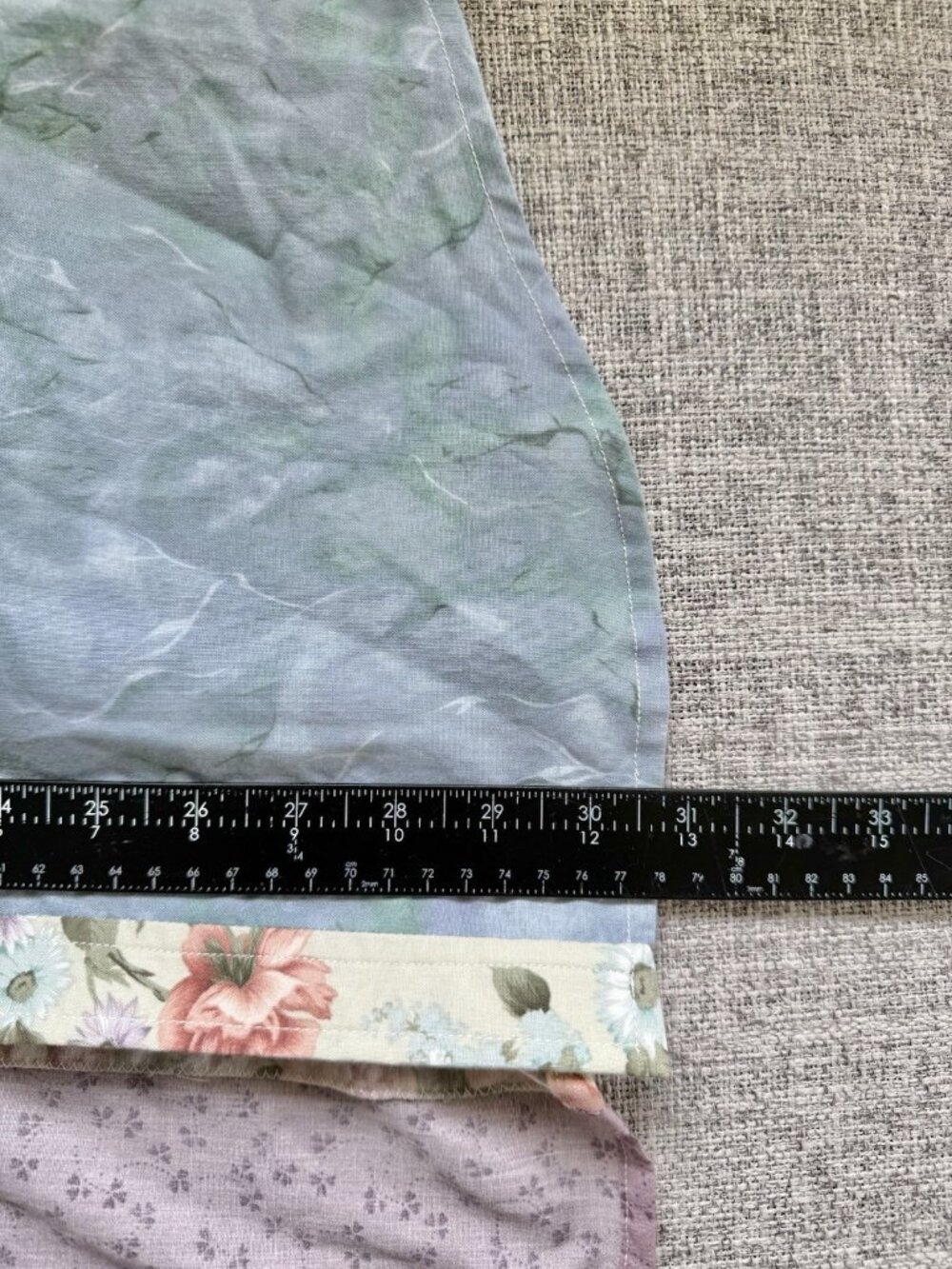 Cottagecore Floral Patchwork Open Front Shirt Top Grannycore Grandma Shabby Chic - Picture 8 of 10